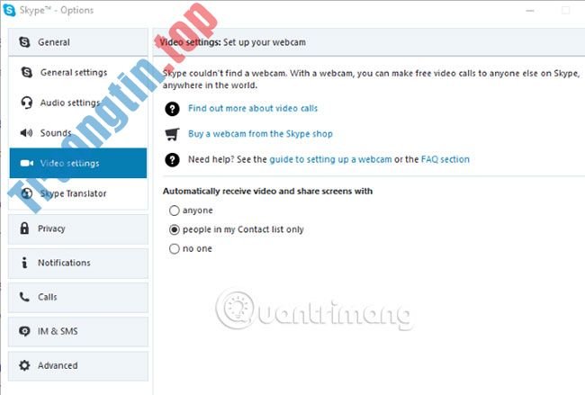 6&nbsp;cài&nbsp;đặt&nbsp;chính&nbsp;phải&nbsp;kiểm&nbsp;tra&nbsp;khi&nbsp;Skype&nbsp;không&nbsp;hoạt&nbsp;động