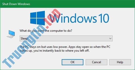 Cách bật hoặc tắt chế độ Sleep trong Windows 10 12 Cách bật hoặc tắt chế độ Sleep trong Windows 10