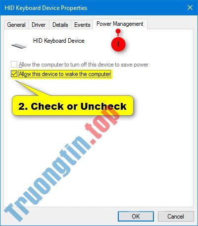 Cách&nbsp;cho&nbsp;phép/ngăn&nbsp;thiết&nbsp;bị&nbsp;đánh&nbsp;thức&nbsp;máy&nbsp;tính&nbsp;Windows&nbsp;10