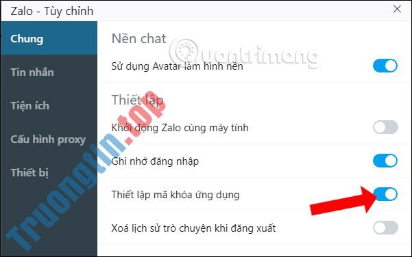 Cách&nbsp;đặt&nbsp;mã&nbsp;khóa&nbsp;bảo&nbsp;mật&nbsp;Zalo&nbsp;PC