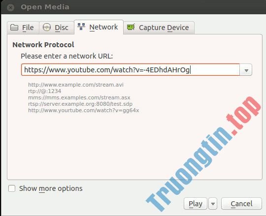 Cách&nbsp;mở&nbsp;danh&nbsp;sách&nbsp;phát&nbsp;YouTube&nbsp;trong&nbsp;VLC