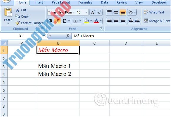MS&nbsp;Excel&nbsp;2007&nbsp;-&nbsp;Bài&nbsp;7:&nbsp;Tạo&nbsp;Macro&nbsp;trong&nbsp;Excel&nbsp;2007