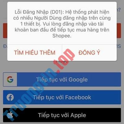 Tổng hợp lỗi thường gặp trên Shopee và cách khắc phục