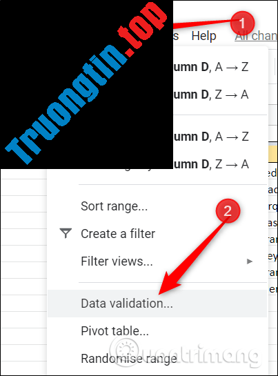 Cách&nbsp;giới&nbsp;hạn&nbsp;dữ&nbsp;liệu&nbsp;với&nbsp;Data&nbsp;Validation&nbsp;trong&nbsp;Google&nbsp;Sheets