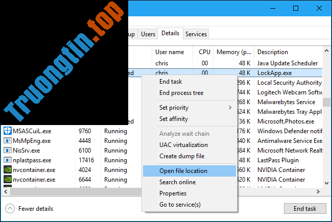 LockApp.exe&nbsp;trên&nbsp;Windows&nbsp;10&nbsp;là&nbsp;gì?