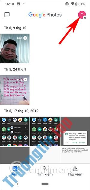 Cách tắt tính năng nhận dạng khuôn mặt trong Google Photos 1 Cách tắt tính năng nhận dạng khuôn mặt trong Google Photos