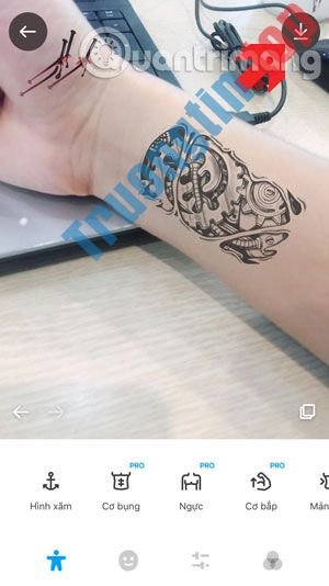 Cách&nbsp;thêm&nbsp;hình&nbsp;xăm&nbsp;vào&nbsp;ảnh&nbsp;bằng&nbsp;ứng&nbsp;dụng&nbsp;Manly
