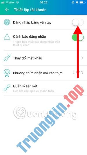 Cách&nbsp;đăng&nbsp;nhập&nbsp;bằng&nbsp;vân&nbsp;tay&nbsp;trên&nbsp;ViettelPay