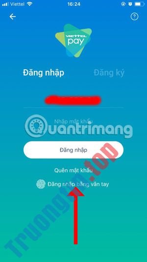 Cách&nbsp;đăng&nbsp;nhập&nbsp;bằng&nbsp;vân&nbsp;tay&nbsp;trên&nbsp;ViettelPay