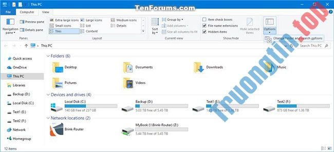 Cách&nbsp;mở&nbsp;Folder&nbsp;Options&nbsp;hay&nbsp;File&nbsp;Explorer&nbsp;Options&nbsp;trong&nbsp;Windows&nbsp;10