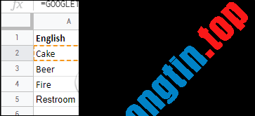 Cách&nbsp;sử&nbsp;dụng&nbsp;Google&nbsp;Translate&nbsp;trực&nbsp;tiếp&nbsp;trong&nbsp;Google&nbsp;Sheets