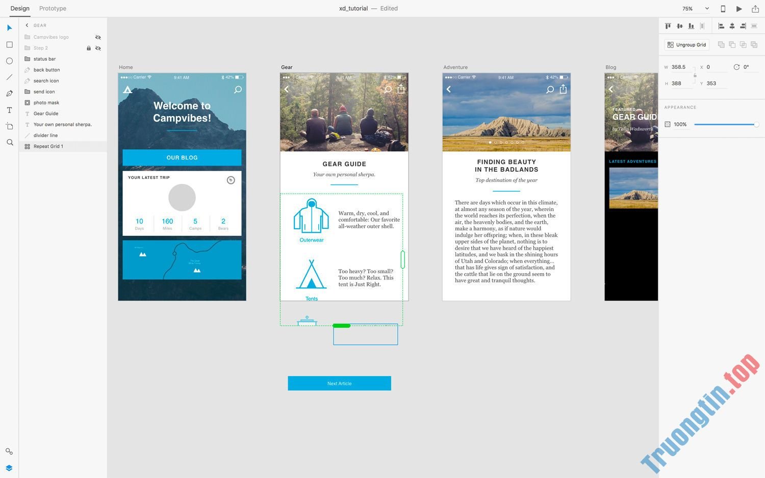 Hướng&nbsp;dẫn&nbsp;thiết&nbsp;kế&nbsp;web&nbsp;và&nbsp;UX&nbsp;với&nbsp;Adobe&nbsp;XD&nbsp;từ&nbsp;A&nbsp;đến&nbsp;Z