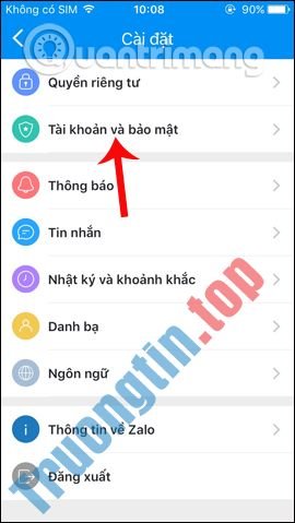 Cách&nbsp;đổi&nbsp;mật&nbsp;khẩu&nbsp;Zalo&nbsp;trên&nbsp;điện&nbsp;thoại