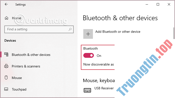 Cách&nbsp;sửa&nbsp;lỗi&nbsp;Bluetooth&nbsp;bị&nbsp;mất&nbsp;trên&nbsp;cài&nbsp;đặt&nbsp;Settings&nbsp;Windows&nbsp;10