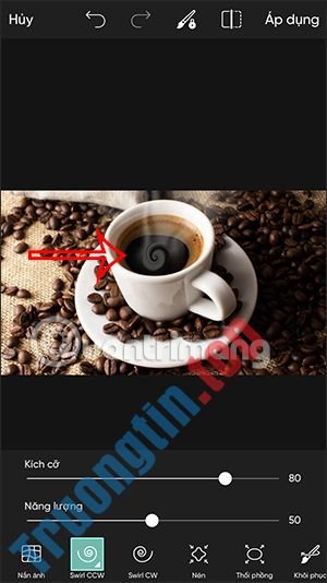 Cách&nbsp;tạo&nbsp;hiệu&nbsp;ứng&nbsp;vòng&nbsp;xoáy&nbsp;bằng&nbsp;PicsArt