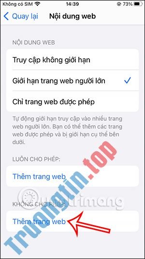 Chặn&nbsp;website&nbsp;có&nbsp;nội&nbsp;dung&nbsp;xấu&nbsp;trên&nbsp;Safari&nbsp;iPhone