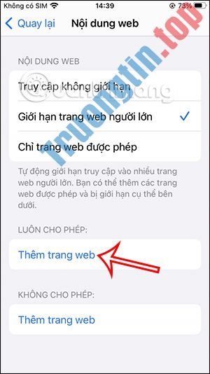 Chặn&nbsp;website&nbsp;có&nbsp;nội&nbsp;dung&nbsp;xấu&nbsp;trên&nbsp;Safari&nbsp;iPhone