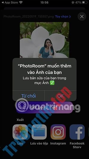 Cách&nbsp;dùng&nbsp;PhotoRoom&nbsp;tách&nbsp;nền&nbsp;ảnh&nbsp;trên&nbsp;điện&nbsp;thoại