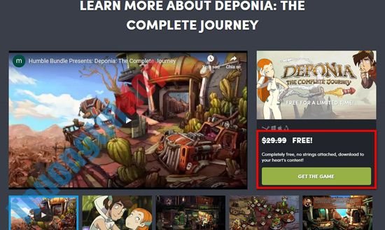 Mời&nbsp;nhận&nbsp;Deponia:&nbsp;The&nbsp;Complete&nbsp;Journey,&nbsp;game&nbsp;phiêu&nbsp;lưu&nbsp;giải&nbsp;đố&nbsp;giá&nbsp;29,99USD,&nbsp;đang&nbsp;miễn&nbsp;phí