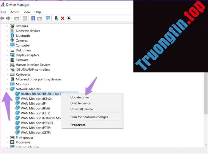 Cách&nbsp;sửa&nbsp;lỗi&nbsp;không&nbsp;thấy&nbsp;bộ&nbsp;điều&nbsp;hợp&nbsp;mạng&nbsp;trên&nbsp;Windows&nbsp;10