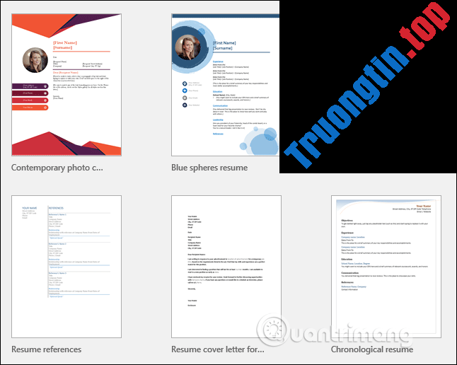 Cách&nbsp;tạo&nbsp;Resume&nbsp;trong&nbsp;Microsoft&nbsp;Word