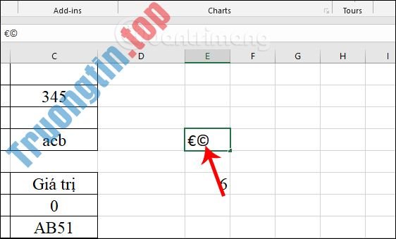Cách&nbsp;chèn&nbsp;ký&nbsp;tự&nbsp;đặc&nbsp;biệt&nbsp;trong&nbsp;Excel