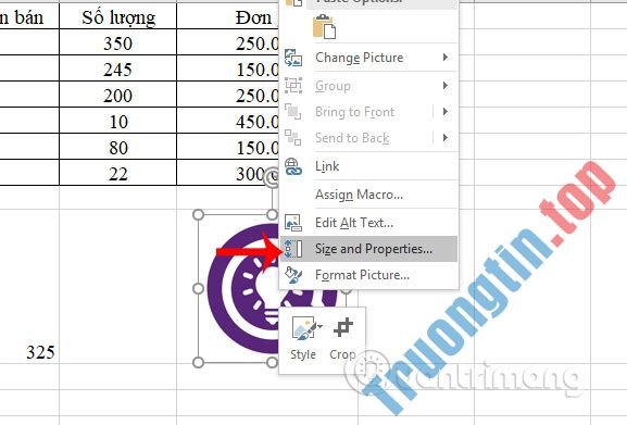 Cách&nbsp;cố&nbsp;định&nbsp;ảnh&nbsp;chèn&nbsp;trong&nbsp;Excel