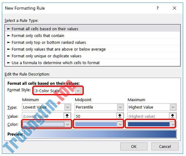 Cách&nbsp;sử&nbsp;dụng&nbsp;định&nbsp;dạng&nbsp;có&nbsp;điều&nbsp;kiện&nbsp;trong&nbsp;Microsoft&nbsp;Excel&nbsp;2016