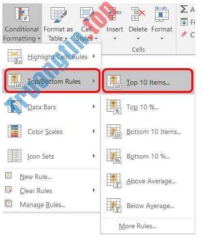 Cách&nbsp;sử&nbsp;dụng&nbsp;định&nbsp;dạng&nbsp;có&nbsp;điều&nbsp;kiện&nbsp;trong&nbsp;Microsoft&nbsp;Excel&nbsp;2016