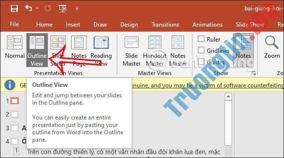 Cách&nbsp;tạo&nbsp;mục&nbsp;lục&nbsp;trong&nbsp;PowerPoint