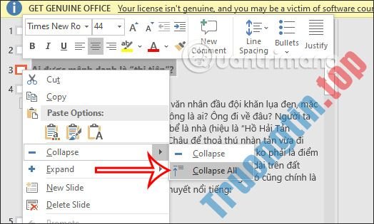 Cách&nbsp;tạo&nbsp;mục&nbsp;lục&nbsp;trong&nbsp;PowerPoint