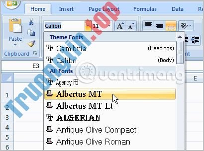MS&nbsp;Excel&nbsp;2007&nbsp;-&nbsp;Bài&nbsp;15:&nbsp;Định&nbsp;dạng&nbsp;văn&nbsp;bản