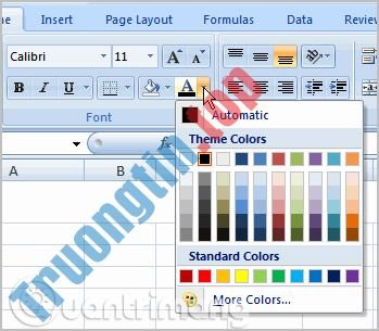 MS&nbsp;Excel&nbsp;2007&nbsp;-&nbsp;Bài&nbsp;15:&nbsp;Định&nbsp;dạng&nbsp;văn&nbsp;bản