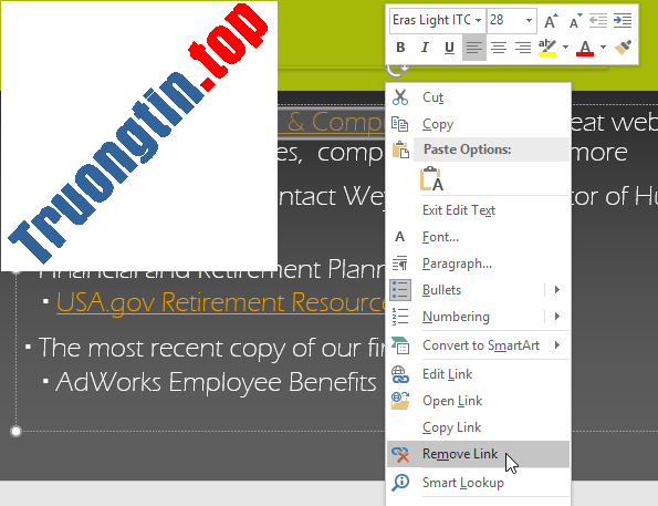 PowerPoint&nbsp;2019&nbsp;(Phần&nbsp;29):&nbsp;Link&nbsp;(liên&nbsp;kết)