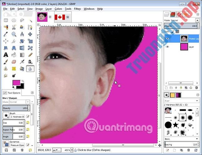 Cách&nbsp;loại&nbsp;bỏ&nbsp;các&nbsp;pixel&nbsp;trong&nbsp;GIMP