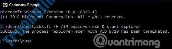 Khởi&nbsp;động&nbsp;lại&nbsp;Windows&nbsp;Explorer&nbsp;khi&nbsp;hệ&nbsp;thống&nbsp;bị&nbsp;“treo”