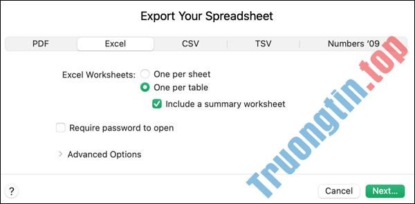 Cách&nbsp;chuyển&nbsp;đổi&nbsp;tài&nbsp;liệu&nbsp;Apple&nbsp;Numbers&nbsp;sang&nbsp;Microsoft&nbsp;Excel