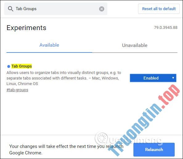 Cách&nbsp;bật&nbsp;Tab&nbsp;Groups&nbsp;để&nbsp;nhóm&nbsp;tab&nbsp;Chrome&nbsp;theo&nbsp;màu