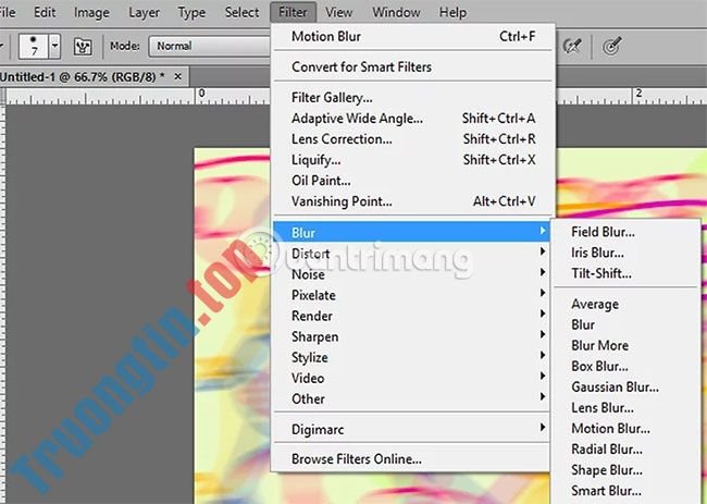 Cách tạo nền sương mù đầy màu sắc trong Adobe Photoshop