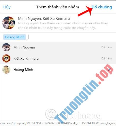 Hướng&nbsp;dẫn&nbsp;gọi&nbsp;nhóm&nbsp;Messenger&nbsp;trên&nbsp;máy&nbsp;tính