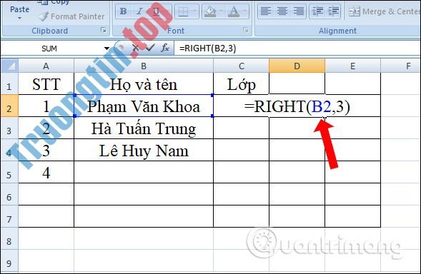 Hàm&nbsp;RIGHT,&nbsp;cách&nbsp;dùng&nbsp;hàm&nbsp;cắt&nbsp;chuỗi&nbsp;ký&nbsp;tự&nbsp;bên&nbsp;phải&nbsp;trong&nbsp;Excel