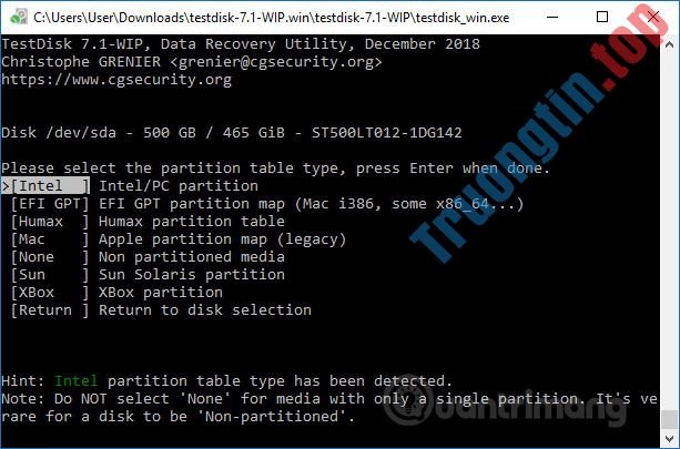 Cách&nbsp;khôi&nbsp;phục&nbsp;phân&nbsp;vùng&nbsp;bị&nbsp;mất&nbsp;bằng&nbsp;TestDisk