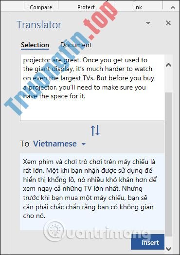 Cách&nbsp;dịch&nbsp;ngôn&nbsp;ngữ&nbsp;trên&nbsp;Word&nbsp;2019