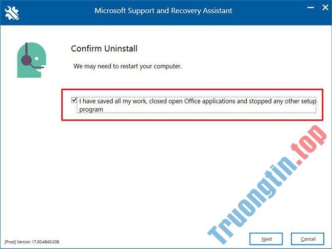 Cách gỡ cài đặt Microsoft 365 Office trên Windows 10 4 Cách gỡ cài đặt Microsoft 365 Office trên Windows 10