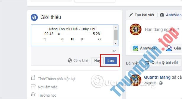 Cách&nbsp;tạo&nbsp;trình&nbsp;phát&nbsp;nhạc&nbsp;trong&nbsp;tiểu&nbsp;sử&nbsp;Facebook