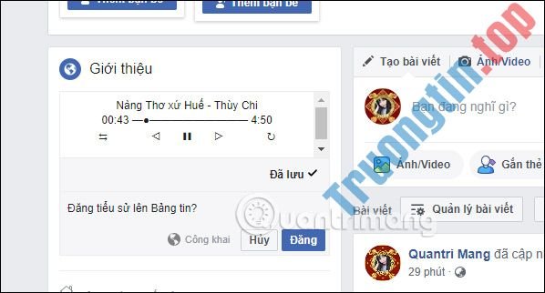 Cách&nbsp;tạo&nbsp;trình&nbsp;phát&nbsp;nhạc&nbsp;trong&nbsp;tiểu&nbsp;sử&nbsp;Facebook