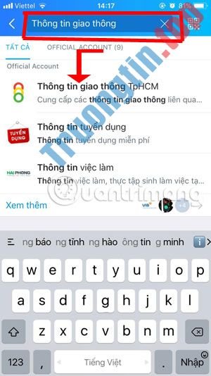 Cách&nbsp;xem&nbsp;camera&nbsp;giao&nbsp;thông&nbsp;TP&nbsp;Hồ&nbsp;Chí&nbsp;Minh&nbsp;trên&nbsp;Zalo