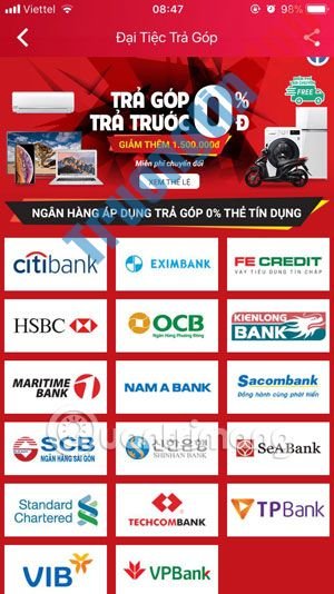 Hướng&nbsp;dẫn&nbsp;mua&nbsp;hàng&nbsp;trả&nbsp;góp&nbsp;0%&nbsp;trên&nbsp;Sendo