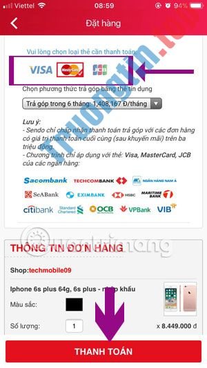 Hướng&nbsp;dẫn&nbsp;mua&nbsp;hàng&nbsp;trả&nbsp;góp&nbsp;0%&nbsp;trên&nbsp;Sendo