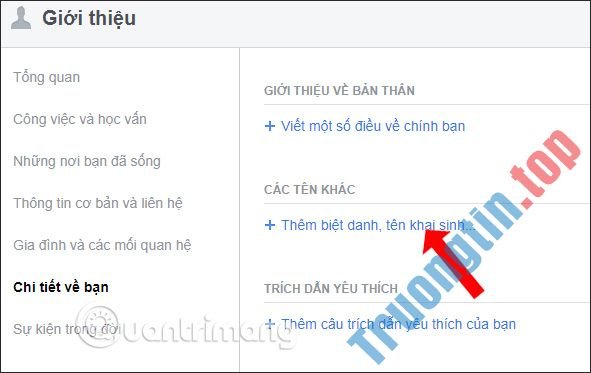 Cách&nbsp;đặt&nbsp;biệt&nbsp;danh&nbsp;Facebook